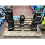 Three Grundfos Multi Stage Pumps, models two CPB-40K and one CR4-20. Lot located in Bradford, West