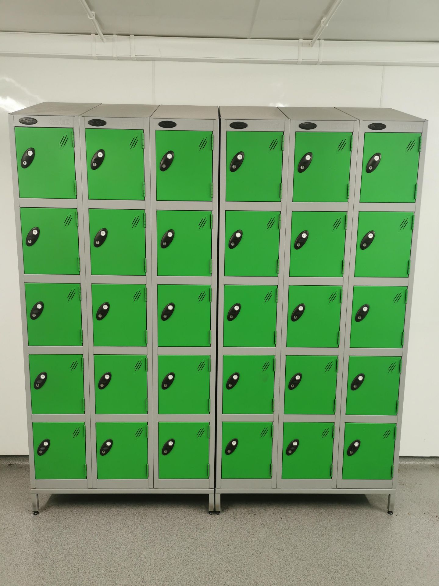 Four x 15 Door Personnel Lockers Lot located Bretherton, Lancashire. Lot loaded free of charge - Image 3 of 3