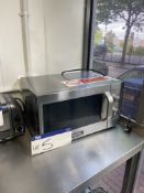 Buffalo Stainless Steel Microwave Please read the following important notes:- ***Overseas buyers -
