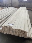 Approx. 225 Lengths of MDF Primed Round Top Skirting Boards, approx. 95mm x 18mm x 4.5m long, as set