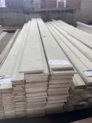 Approx. 72 Lengths of MDF Primed Tarus Skirting Boards, approx. 240mm x 18mm x 4.5m long, as set out