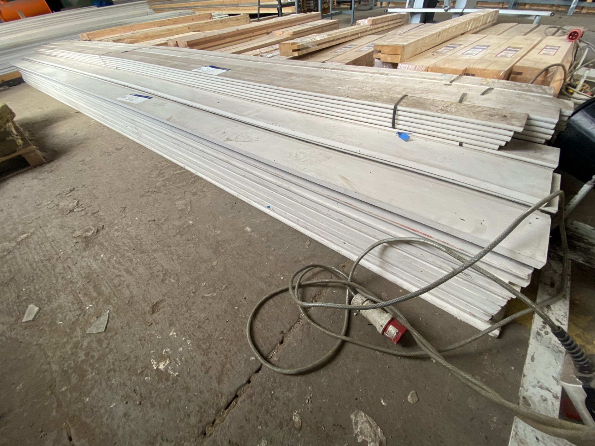 Approx. 35 Splayed Skirting Boards, each approx. 180mm x 18mm x 5.5m long Please read the - Image 2 of 2