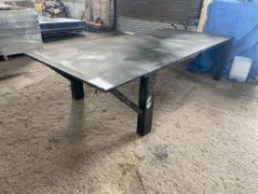 Steel Welded Bench, approx. 3m x 1.3m Please read the following important notes:- ***Overseas buyers