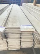 Approx. 48 Lengths of Ovlo Skirting Boards, each approx. 240mm x 18mm x mainly 4.4m long, as set out