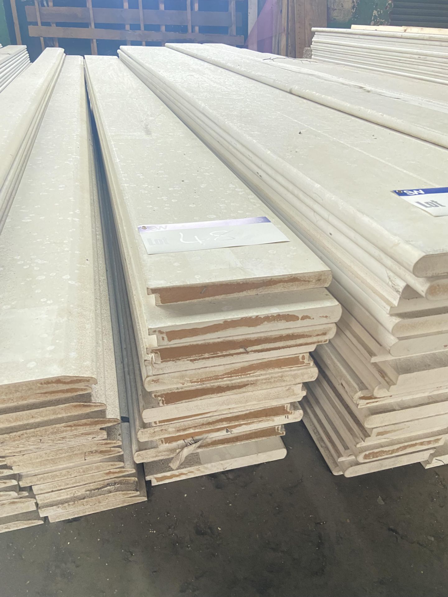 Approx. 15 Lengths of MDF Primed Bull Nose Window Boards, each approx. 245mm x 22mm x 3.65m long, as