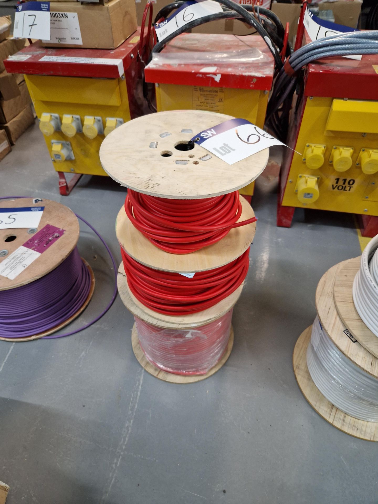 Three Rolls of IDH Cables Kilflam Standard 2000 Electrical Cable Please read the following important