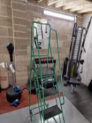 Four Rise Mobile Warehouse Stairs Please read the following important notes:- ***Overseas buyers -