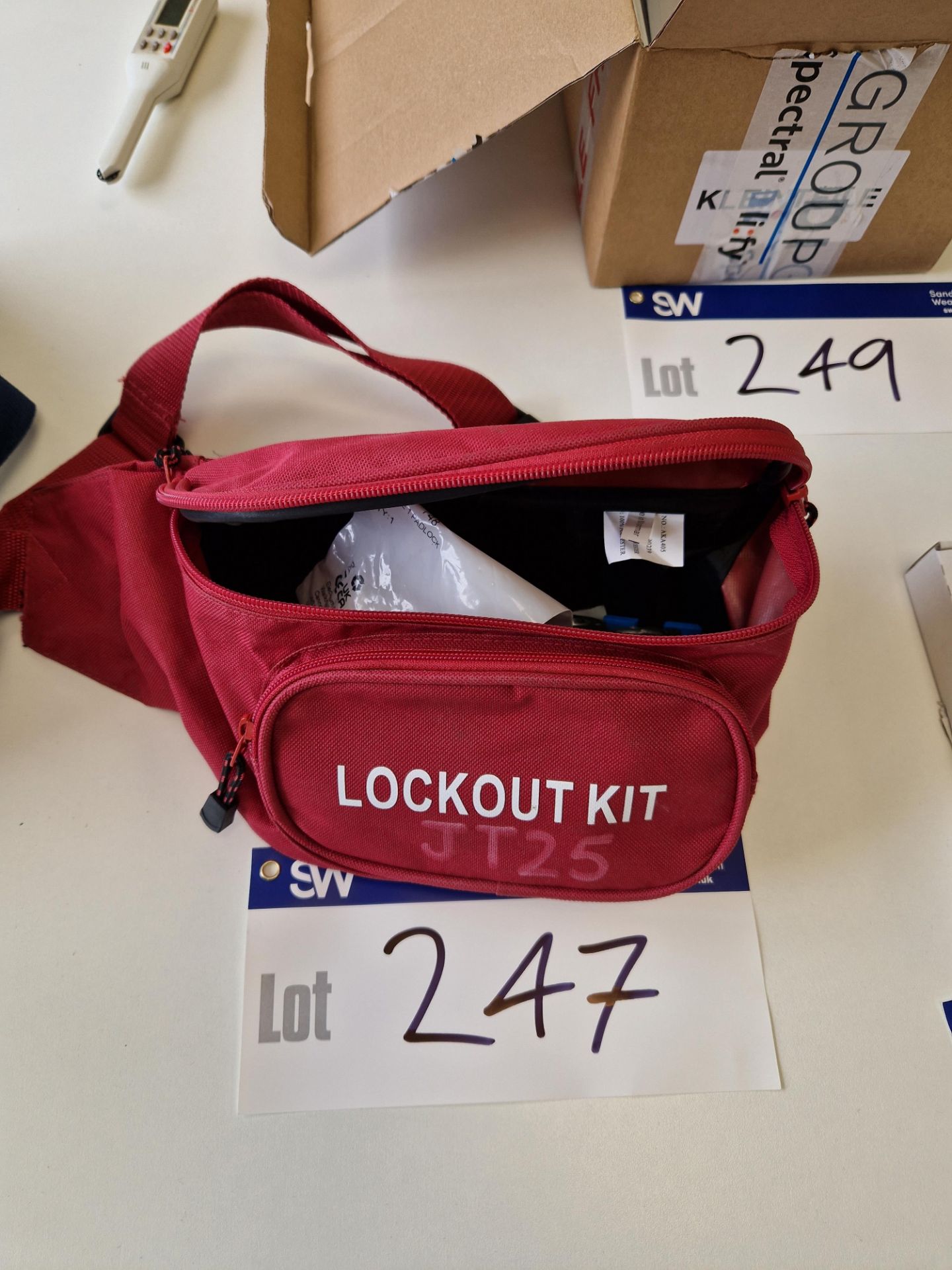 Lockout Kit Please read the following important notes:- ***Overseas buyers - All lots are sold Ex