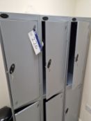 Three x Two Door Personal Lockers Please read the following important notes:- ***Overseas buyers -