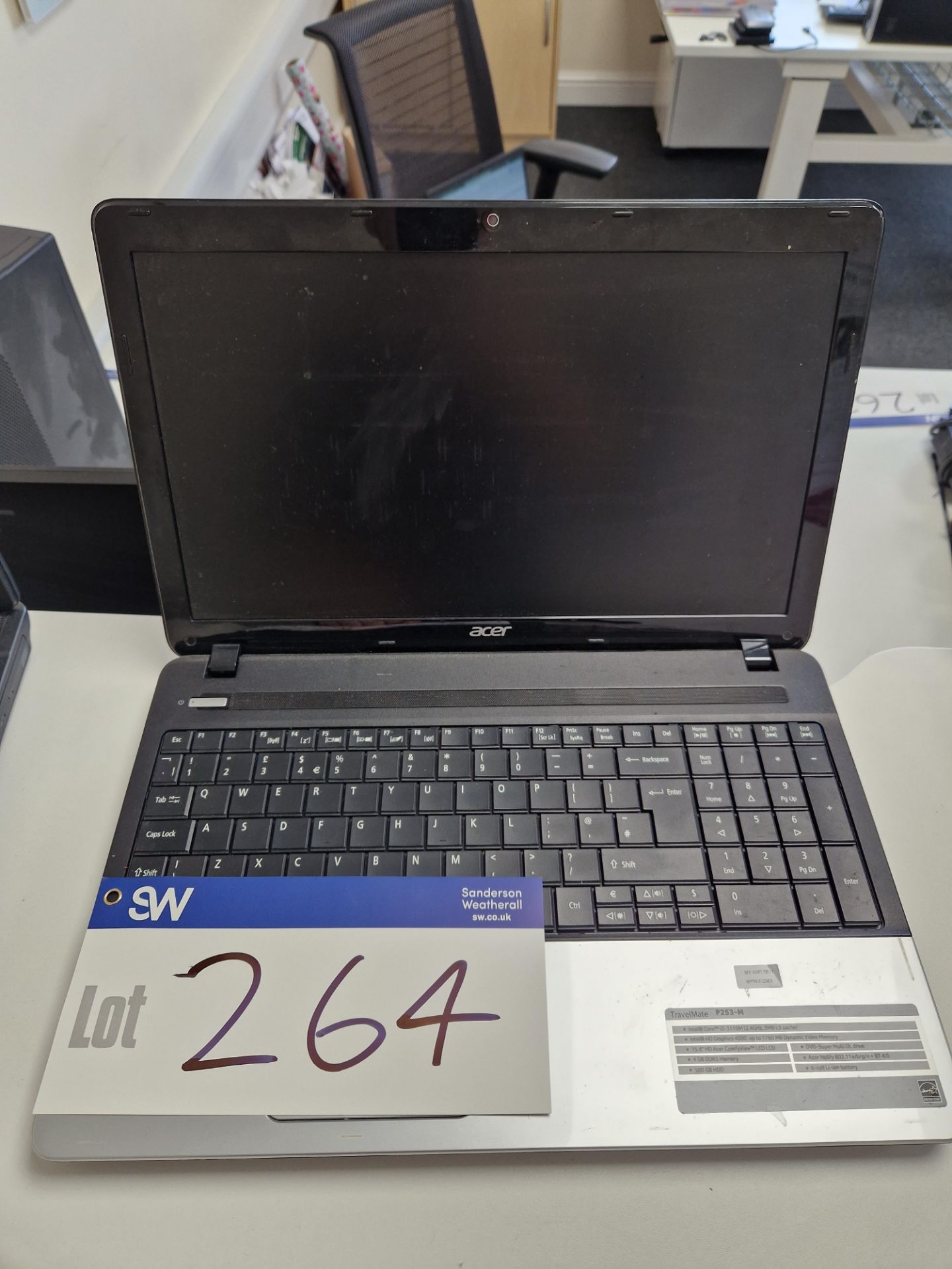 Riparazione Acer TravelMate P253 - Q5WV1 LA-7912P