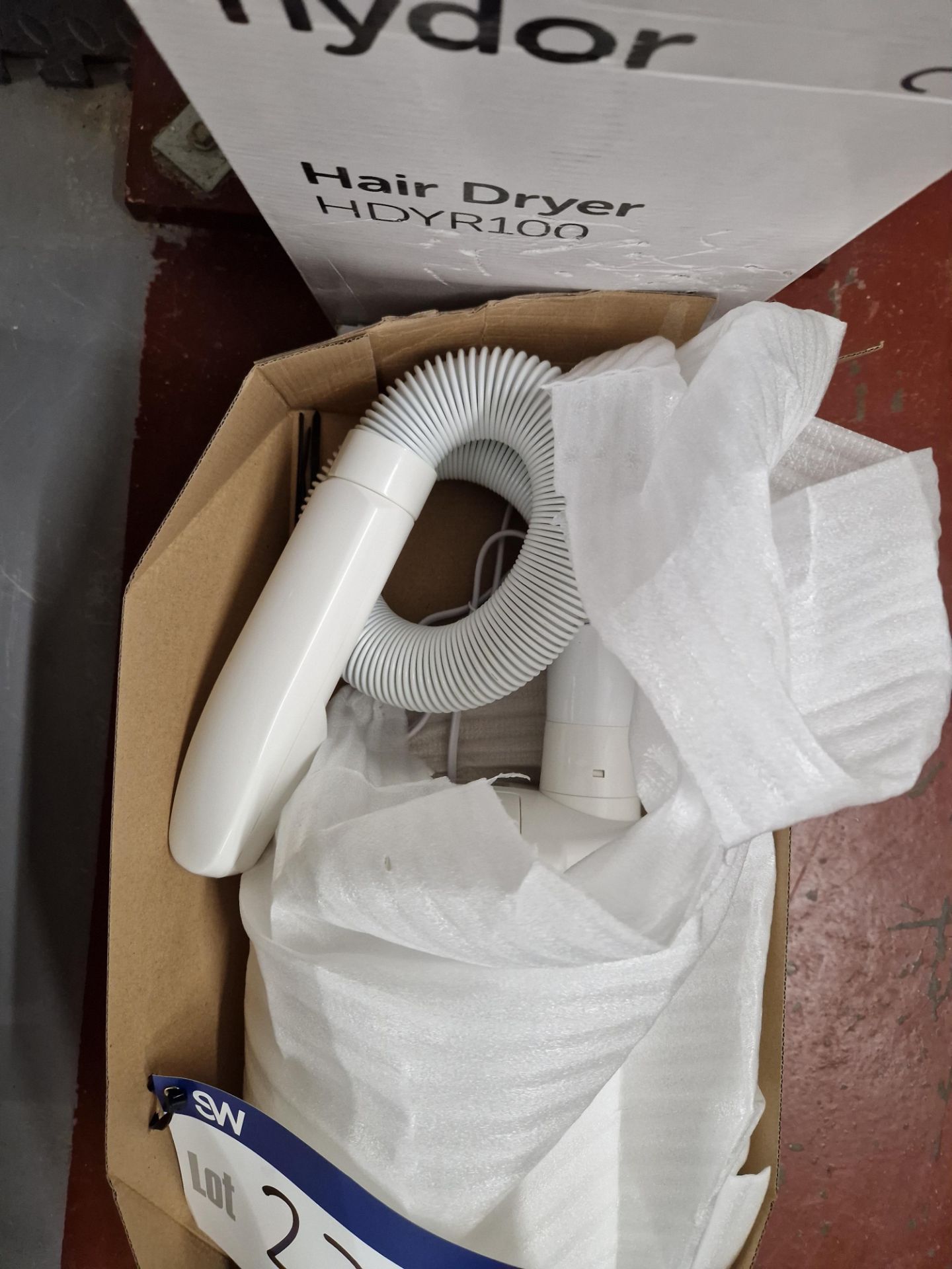 hydor HDYR100 Hair Dryer Please read the following important notes:- ***Overseas buyers - All lots - Image 2 of 2