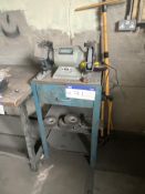 Draper Double Ended Bench Grinder, with single drawer table Please read the following important