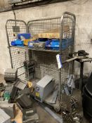 Two Wire Mesh Stock Trolleys, each approx. 1.2m x 600mm x 1.8m high (contents excluded – reserve