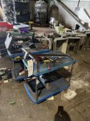 Three Workshop Trolleys, with assorted drills and hand tools, as set out Please read the following