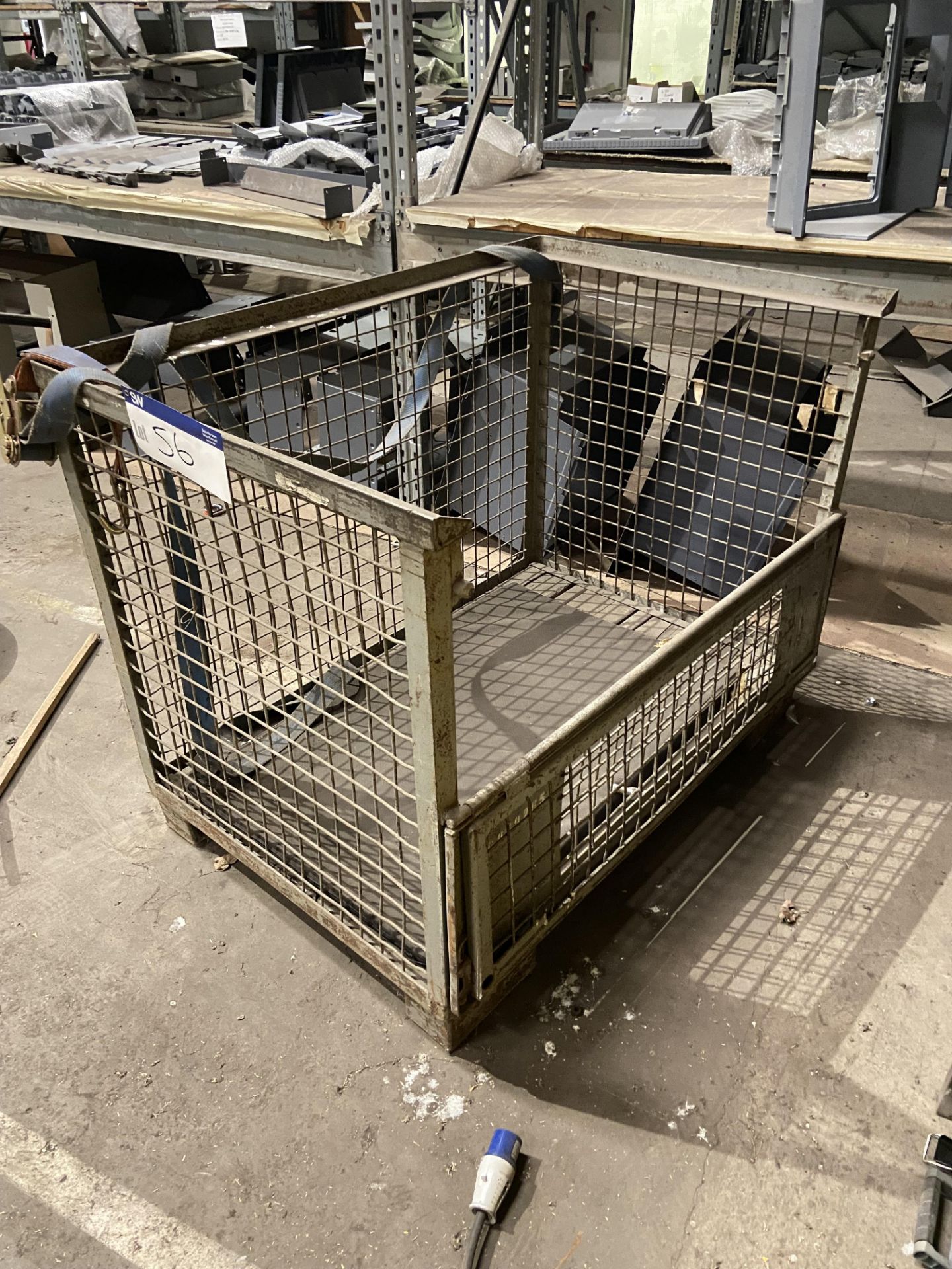 Wire Mesh Steel Cage Stillage Please read the following important notes:- ***Overseas buyers - All