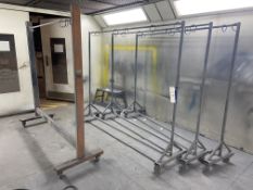 Five Mobile Spray Booth Trolleys/ Hangars Please read the following important notes:- ***Overseas