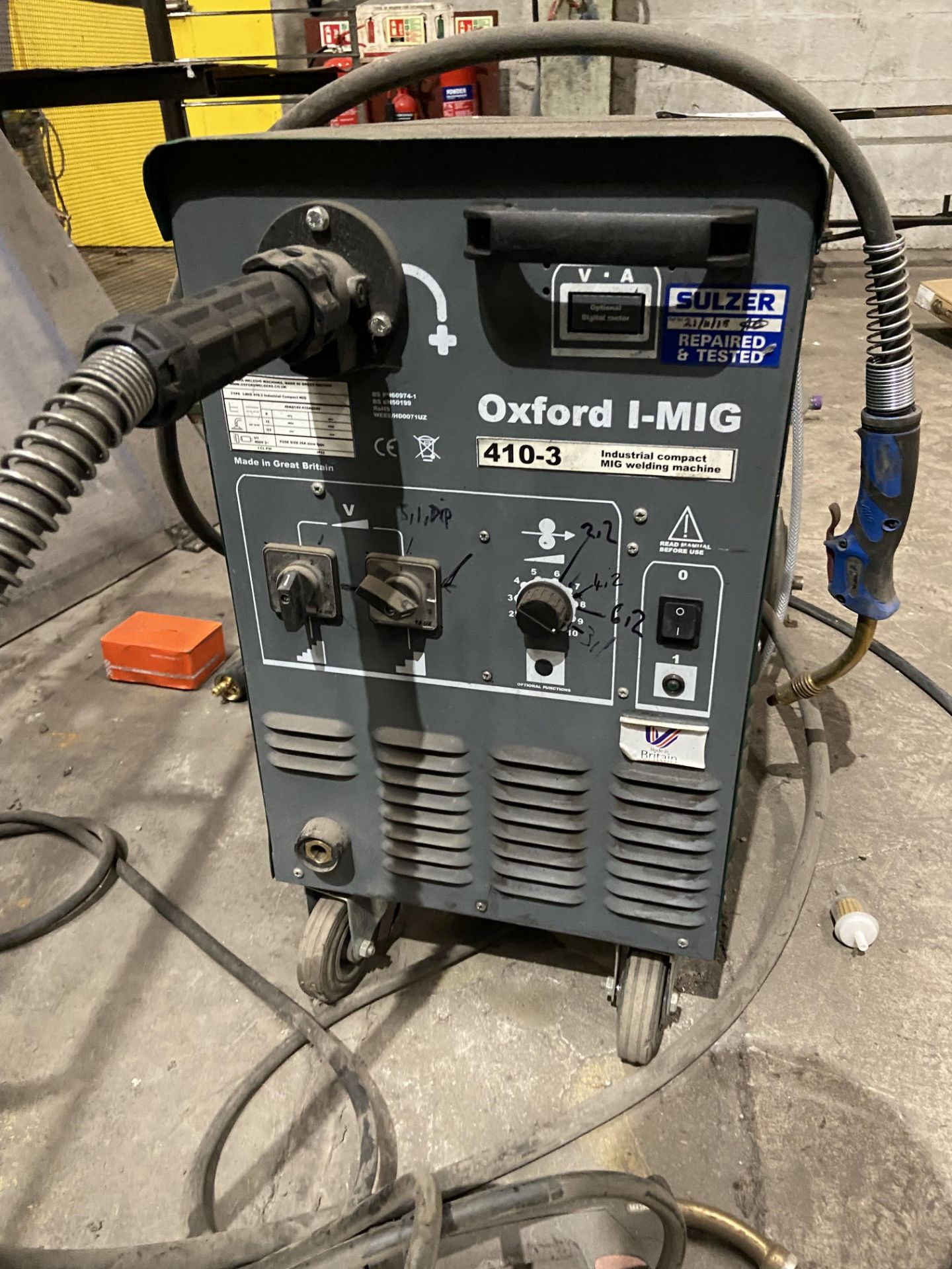 Oxford i-Mig 410-3 Mig Welder, with welding gun, 440V Please read the following important - Image 2 of 3