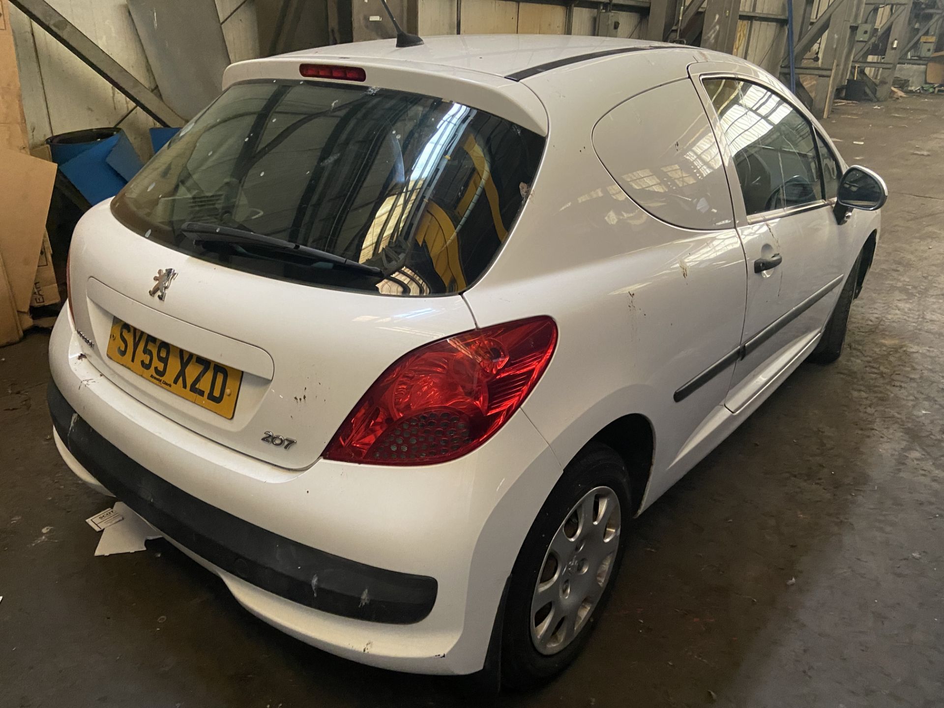 Peugeot 207 Diesel Car Derived Van, registration no. SY59 XZD, date first registered: 12/2009, - Image 4 of 10