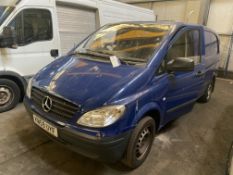 Mercedes Benz Vito 111CDi Van with ATM Cash Machine Conversion, registration no. KN59 UYF, date