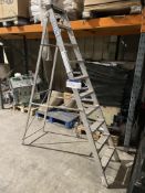 Ten Rise Alloy Stepladder Please read the following important notes:- ***Overseas buyers - All