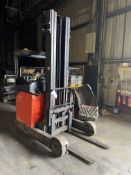 Linde R20 Active Battery Reach Truck, serial no. G1X115T51858, year of manufacture 2006, 2000kg