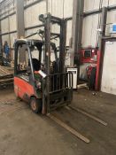 Linde E14 Battery Electric Fork Lift Truck, indicated hours unknown (at time of listing), mast 2.45m
