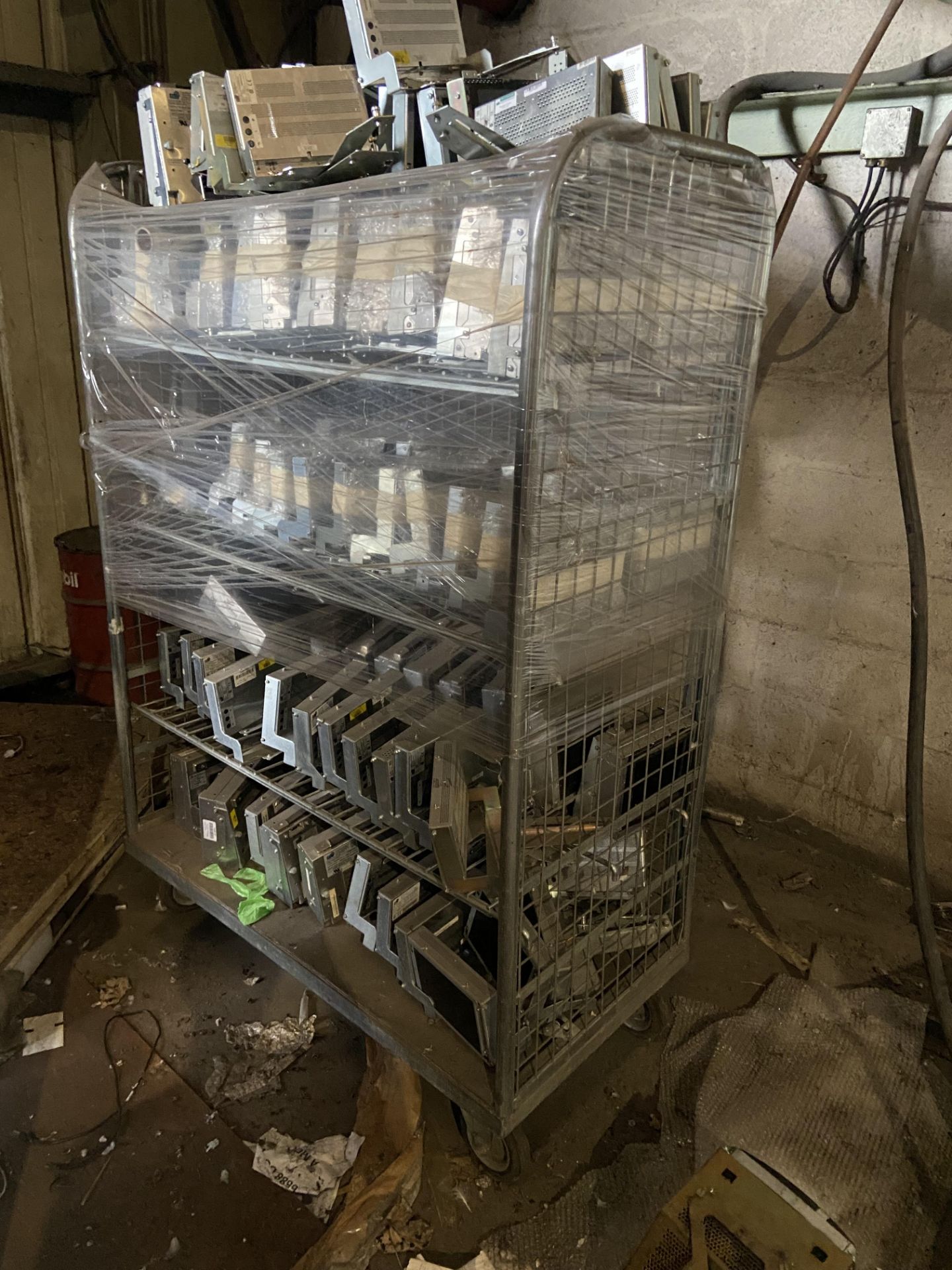 Three Wire Mesh Stock Trolleys, each approx. 1.2m x 600mm x 1.8m high (contents excluded – reserve - Image 2 of 2