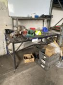 Steel Workbench, approx. 1.8m x 900mm Please read the following important notes:- ***Overseas buyers