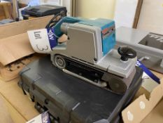 Makita 9401 Portable Belt Sander, 240V, passed PAT Test on 11/09/2023 Please read the following