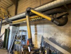 Plymovent Flexmax Jib Arm/ Ducting Extraction, jib arm approx. 4.7m long (spiral ducting excluded)