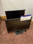 Two Flat Screen Monitors Please read the following important notes:- ***Overseas buyers - All lots
