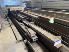 Quantity of Steel RSJs & Box Section, up to approx. 6.7m long, as set out in one stack Please read