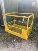Steel Personnel Lifting Basket, approx. 1.4m x 950mm 1.2m high Please read the following important