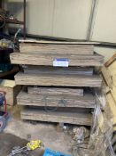 Quantity of Plywood, up to approx. 1.3m x 1.05m, as set out in one stack Please read the following