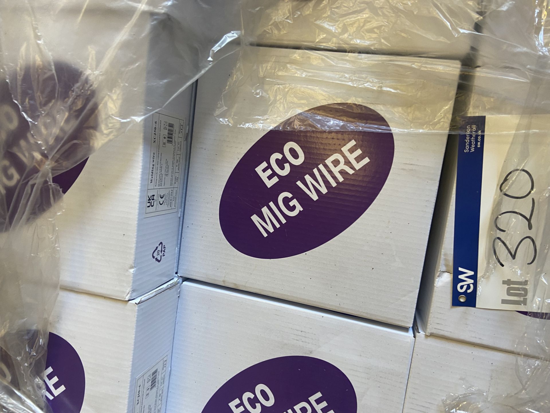 Thirty Boxes of ECO Mig Wire, 1.2mm dia., 15kg per box, precision layer type Please read the - Image 2 of 2