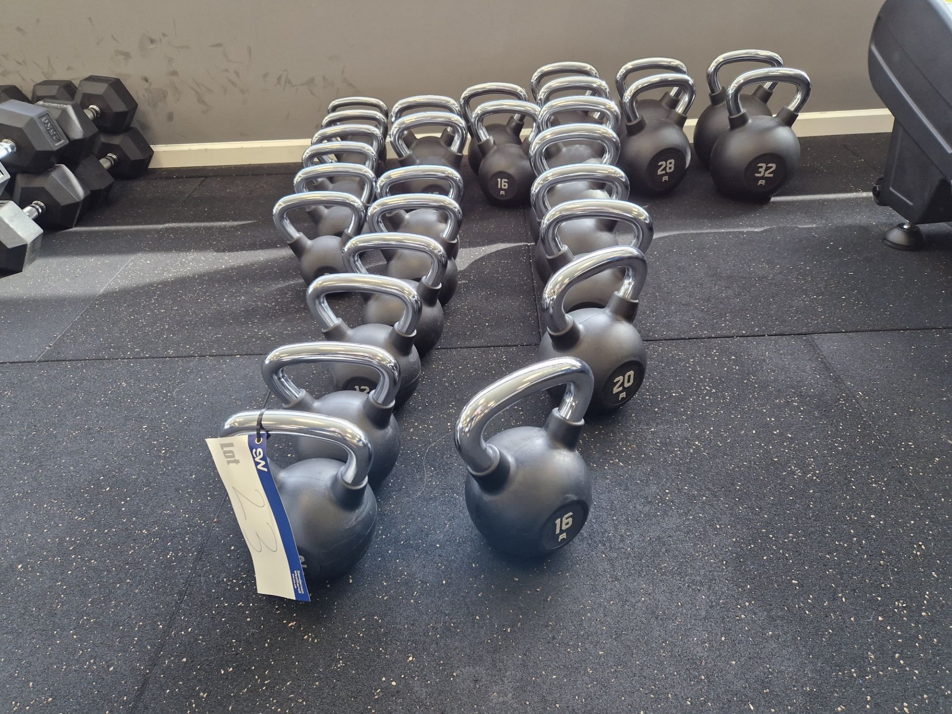 28 Kettle Bells, Ranging from 8kg to 32kg Please read the following important notes:- ***Overseas - Image 2 of 2