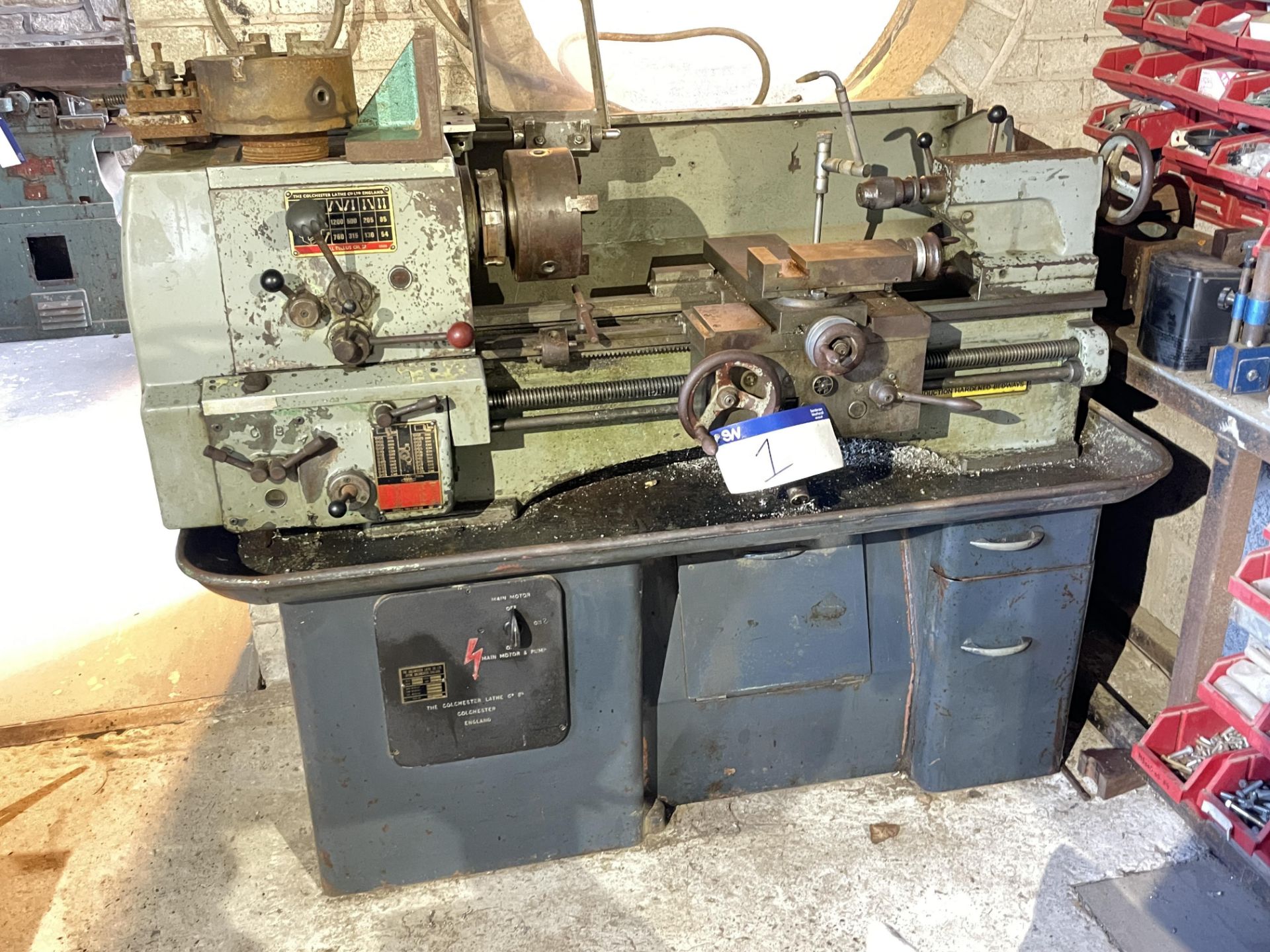 Colchester 6in STUDENT METRIC CENTRE LATHE, serial no. FC2/68651, approx. 700mm between centres,