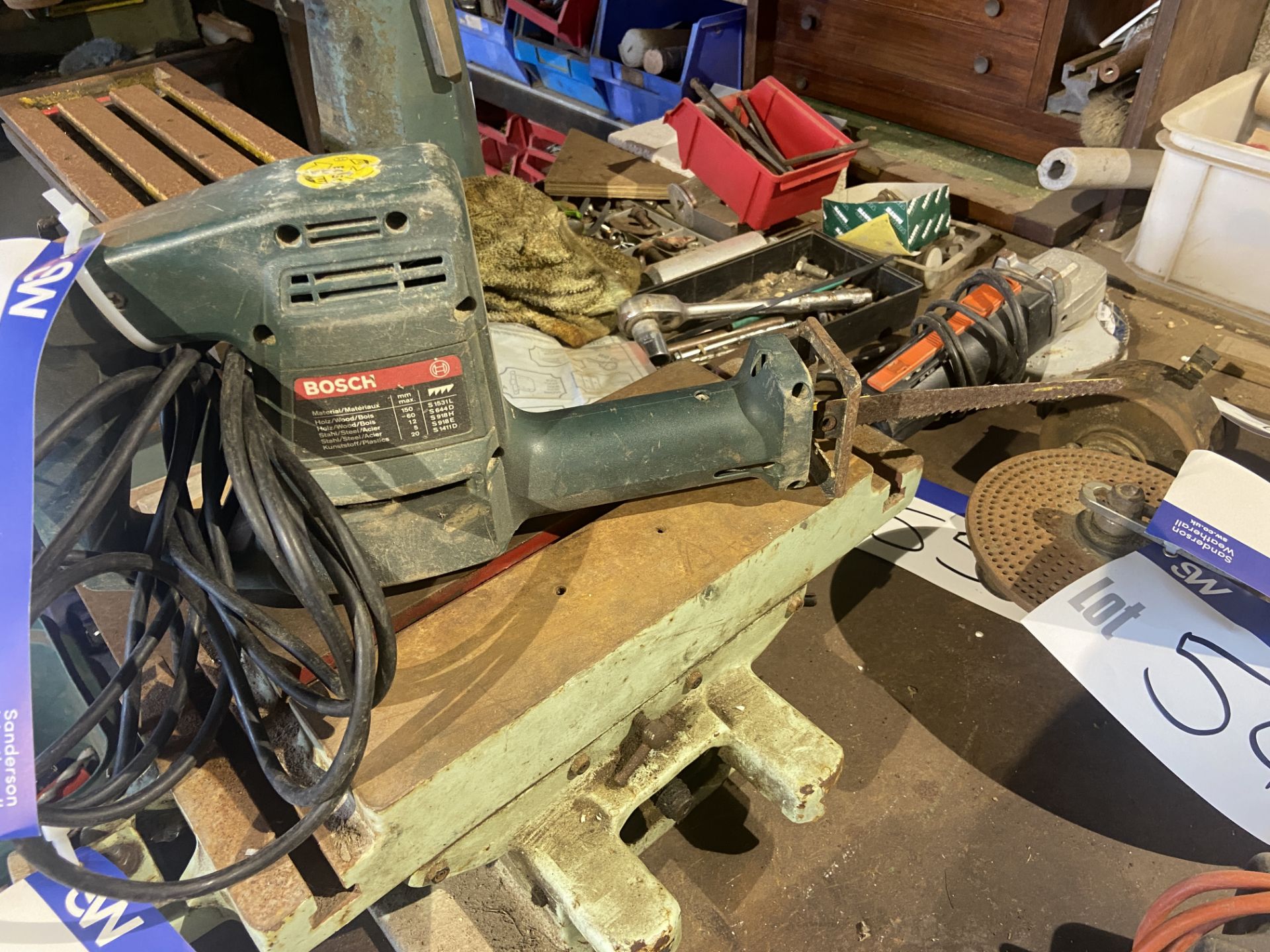 Bosch PFZ550 Portable Electric Reciprocating Saw, 240V (note - no lifting equipment on site. No