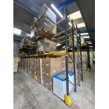 Link 51E Double Sided Four Bay Two Tier Pallet Rack, each run approx. 11m long x 900mm x 4m high (