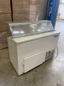 Glazed Ice Cream Serving Unit, approx. 1.3m wide Please read the following important notes:- ***