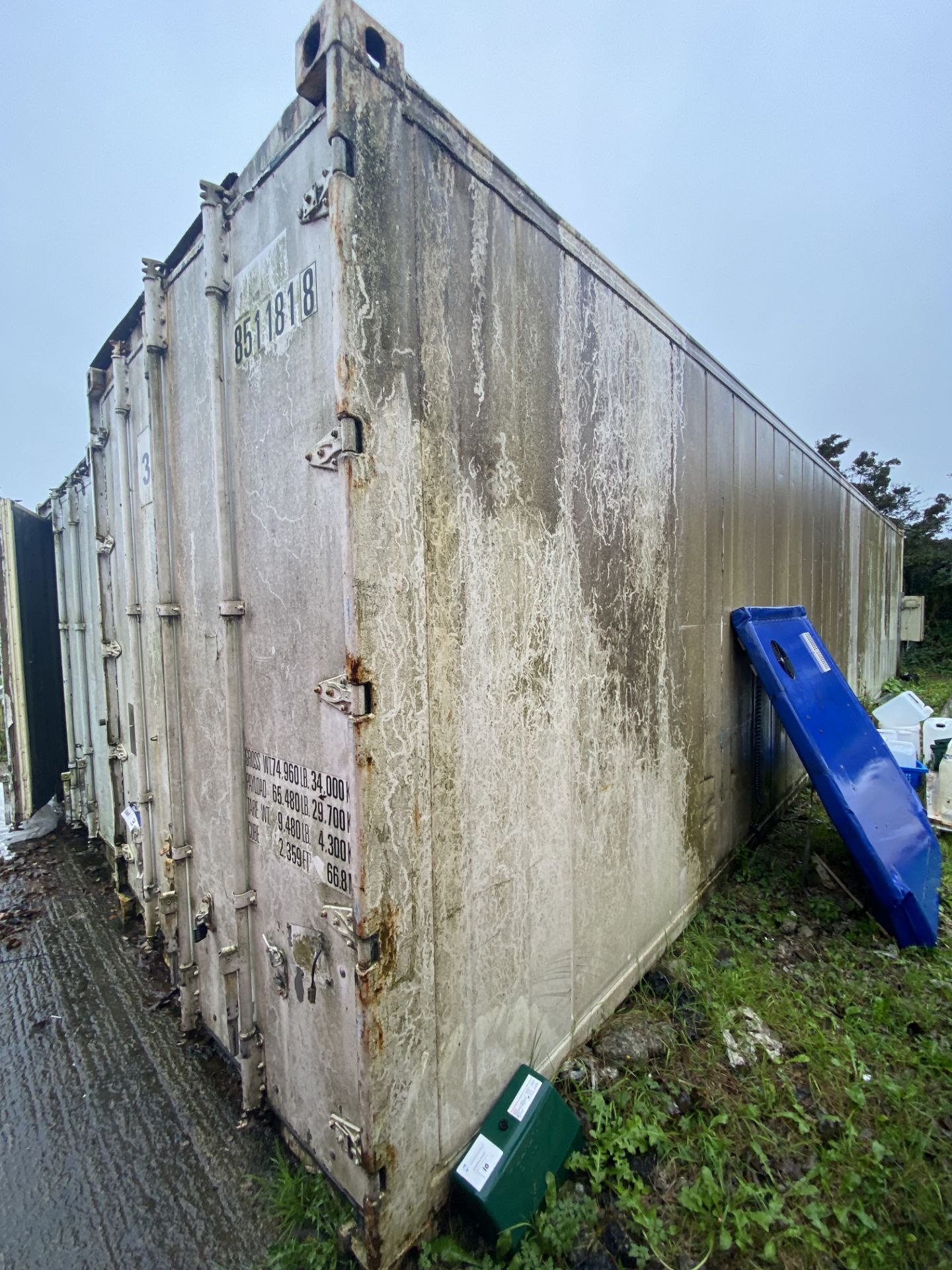 Maersk MC1-RAHC-972 REFRIGERATED CARGO CONTAINER, serial no.23670, year of manufacture 1999, 11.5m - Image 3 of 6