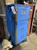 Insulated Single Door Cupboard, with contents including mainly lubricants Please read the
