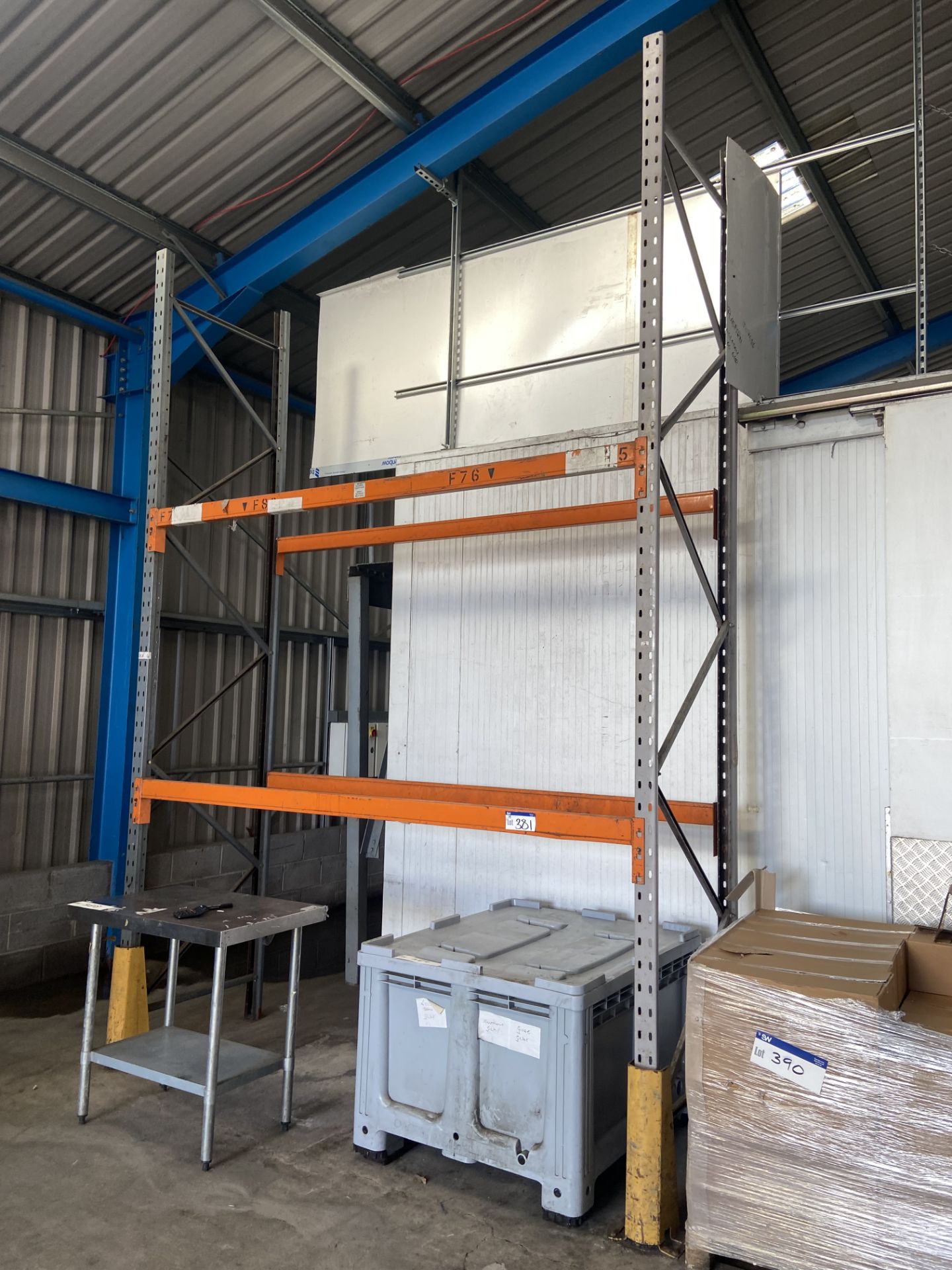 Four Mainly Dexion Speedlock Single Bay Two Tier Pallet Racks, mainly approx. 2.8m x 900mm x 4.2m - Image 4 of 4