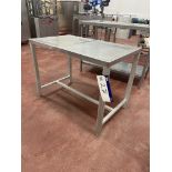 Stainless Steel Top Bench, approx. 1020mm x 610mm Please read the following important notes:- ***