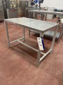 Stainless Steel Top Bench, approx. 1020mm x 610mm Please read the following important notes:- ***