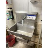 Stainless Steel Hand Wash Sink, 540mm wide Please read the following important notes:- ***Overseas