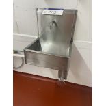 Knee Operated Hand Wash Sink, approx. 450mm wide Please read the following important notes:- ***