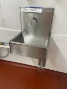 Knee Operated Hand Wash Sink, approx. 450mm wide Please read the following important notes:- ***