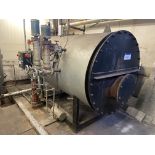 Israel Newton Eco Pac Backup Horizontal Oil Fired Boiler, serial no. 5911, year of manufacture 1984,