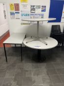 Two Circular & Two Rectangular Canteen Tables Please read the following important notes:- ***